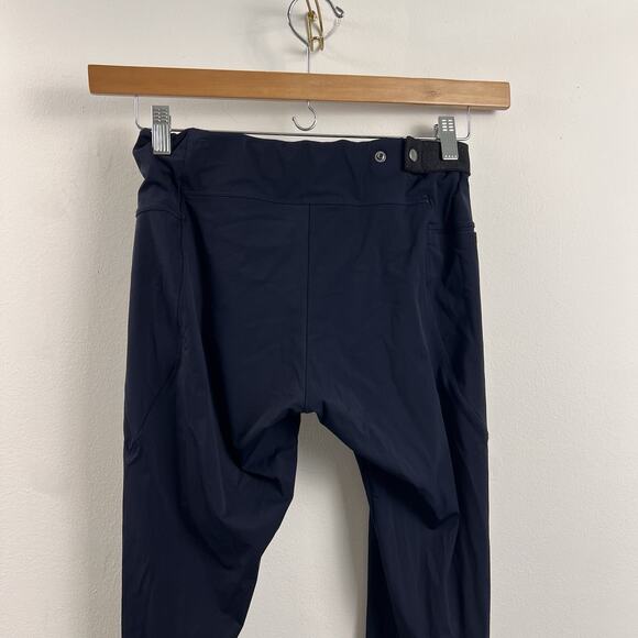 Aday Crop & Roll Leggings Midnight Blue Women's Size M - Picture 4 of 8